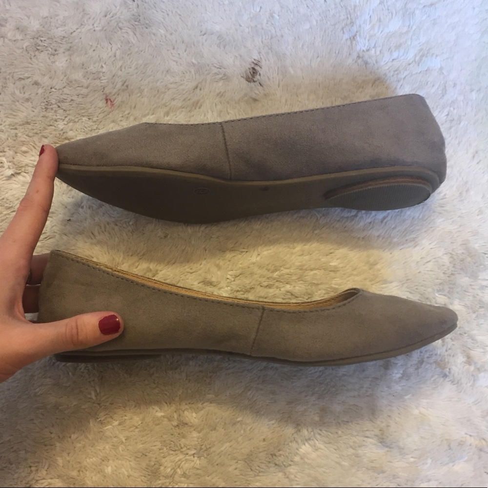 Silver Old Navy Ballet Flats